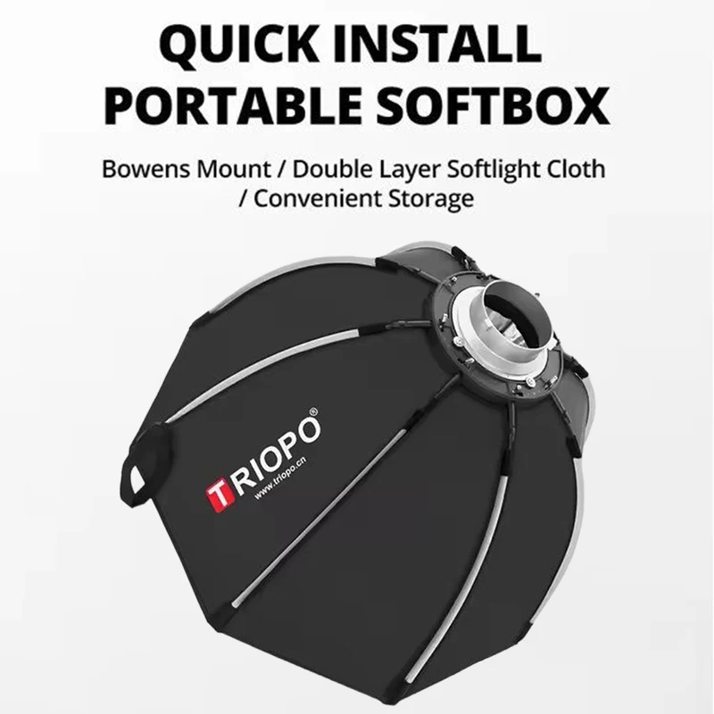 스튜디오 인물 사진 촬영용 보웬스 마운트가 있는 팔각형 소프트박스, 눈빛 효과 액세서리