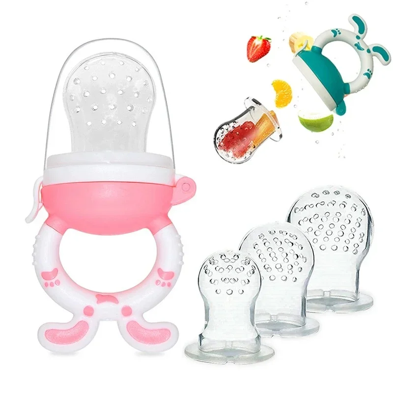 3 1 Baby Fruit Feeder Nipple Pacifier Fresh Food Milk Feeding Bottles Nibbler