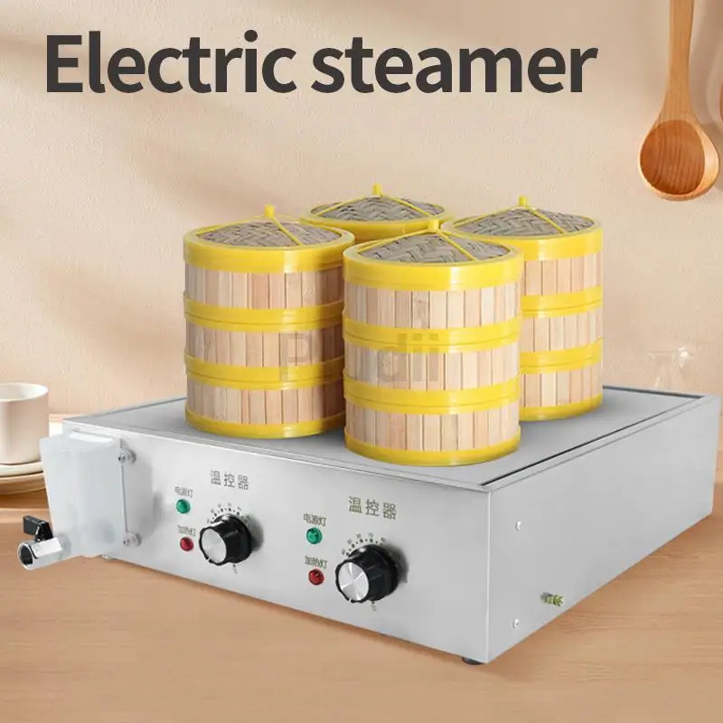 

Electric Steam Bun Steamer Fish Steamed Meat Steamed Dim Sum Desktop Steamed Machine Water Shortage Automatic Warming Steamed