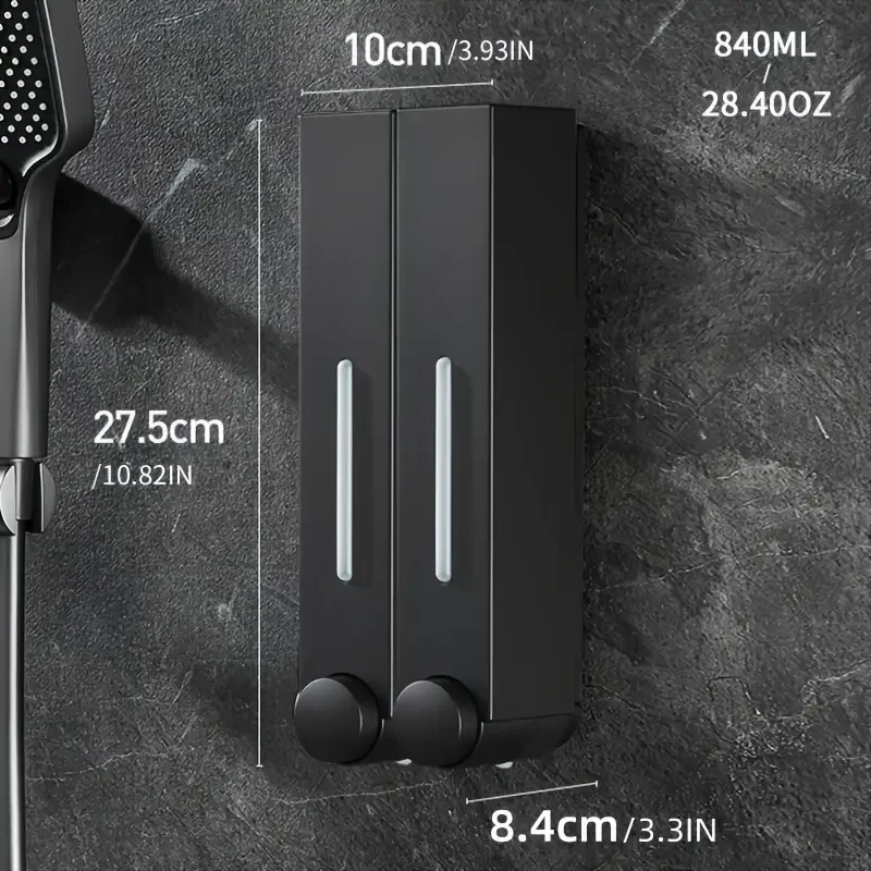 Soap Dispenser Bottle Press-free Punching Wall-mounted Hanging Wall Hand Sanitizer Hotel Guesthouse Shampoo Shower Gel Box