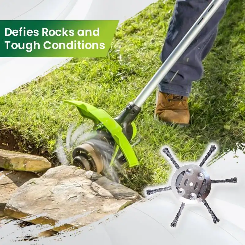 Tête De Coupe Universelle En Aluminium Avec Quatre Lignes De Coupe Pour Débroussailleuse Coupe Gazon