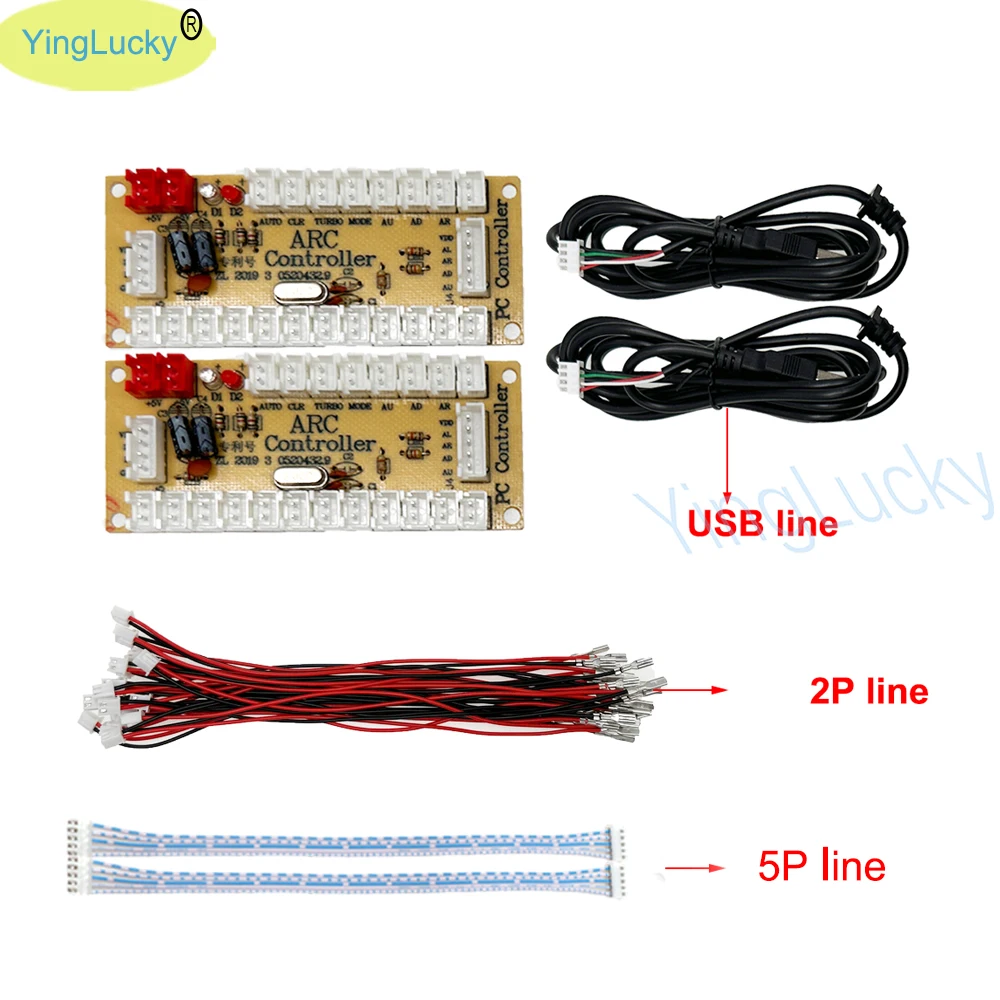 투명 푸시 버튼이 포함된 아케이드 DIY 키트, Sanwa 조이스틱 복사, 제로 지연, USB 제어 보드, 30mm, PC, PS3, 2 플레이어