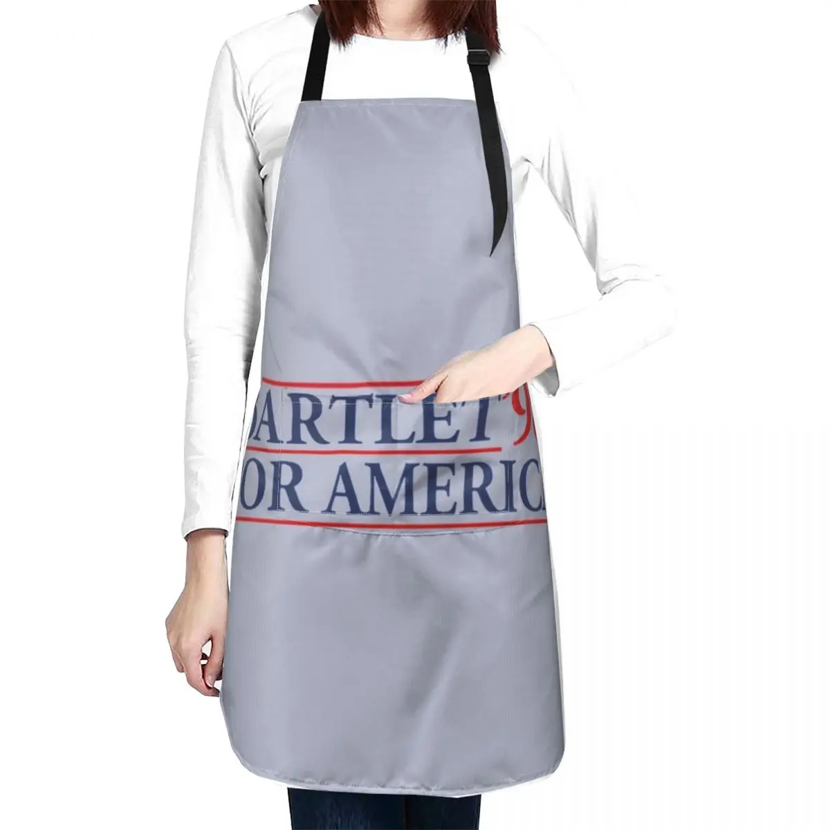 

West Wing Bartlet For America 1998 Apron professional hairdresser apron Chef Accessory Kitchen Novel Kitchen Accessories