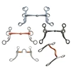 Double Broken Jointed Mouth With Elliptical Link Horse Bit Stainless Steel About 340g Accessories 2