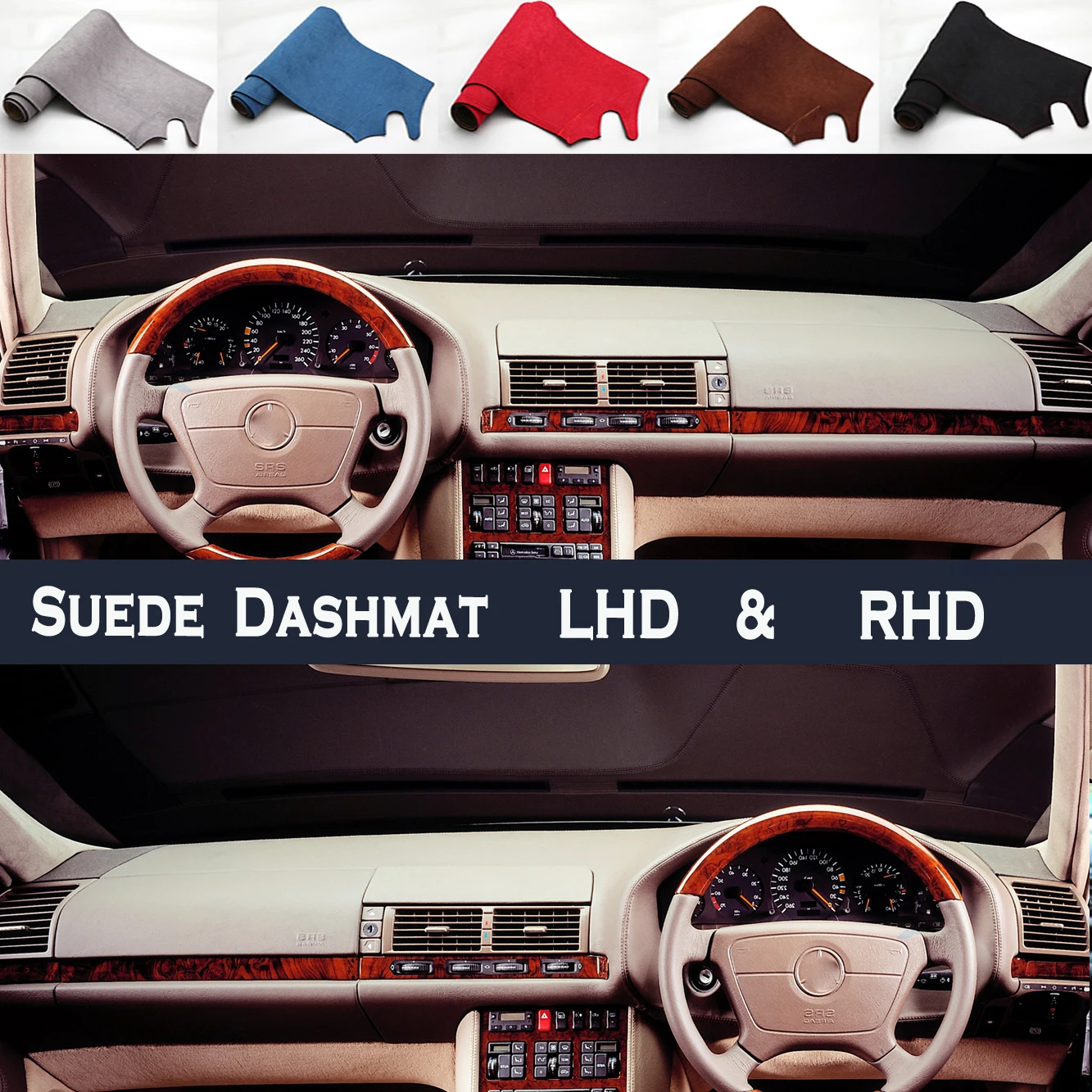 CarSuedeDashMatCoversDashmatDashboardProtectorAccessoryFor