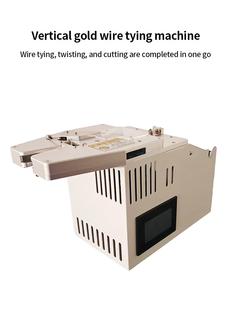 JH  Semi-Automatic Bread Twist Tie Tying Machine Electrically Driven for Food Be