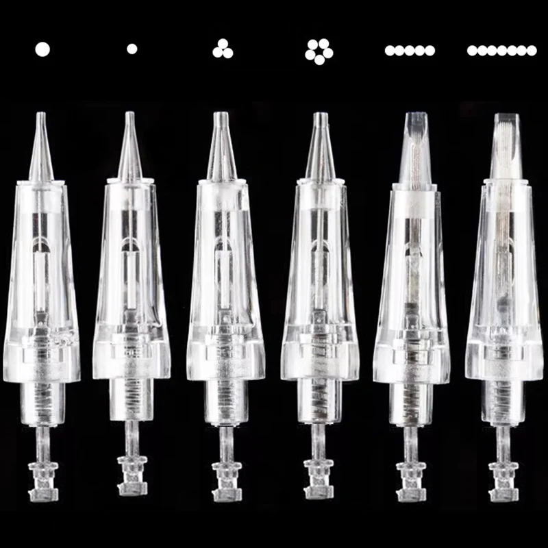 Professional Tattoo Needles Cartridges Disposable Permanent Makeup Eyebrow Eyeliner Lip Microblading PMU Pen Machines Supplies