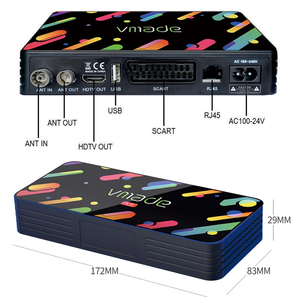 Receptor Digital Suporta Dolby Ac3 Fta H.265 Hevc 10bit H264 Dvb t2 para Países Baixos França Checa Itália Etc Mais Novo H265 Dvb-t2 - Image 5