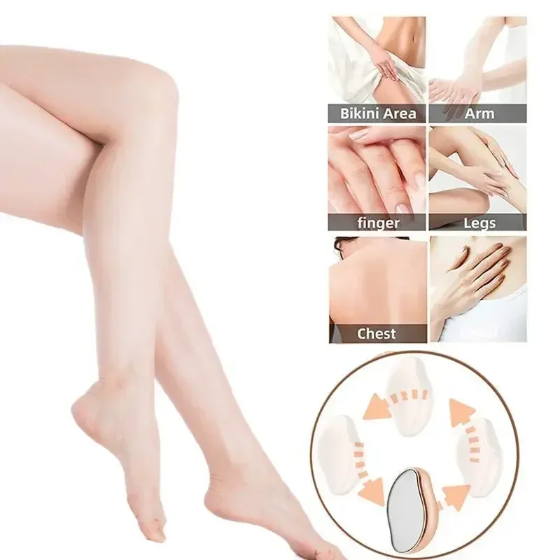 Hair Remover Body Crystal Epilator for Women Painless Nano Epilator Depilatory Stone Easy Cleaning Hair Removal Without Pain 3