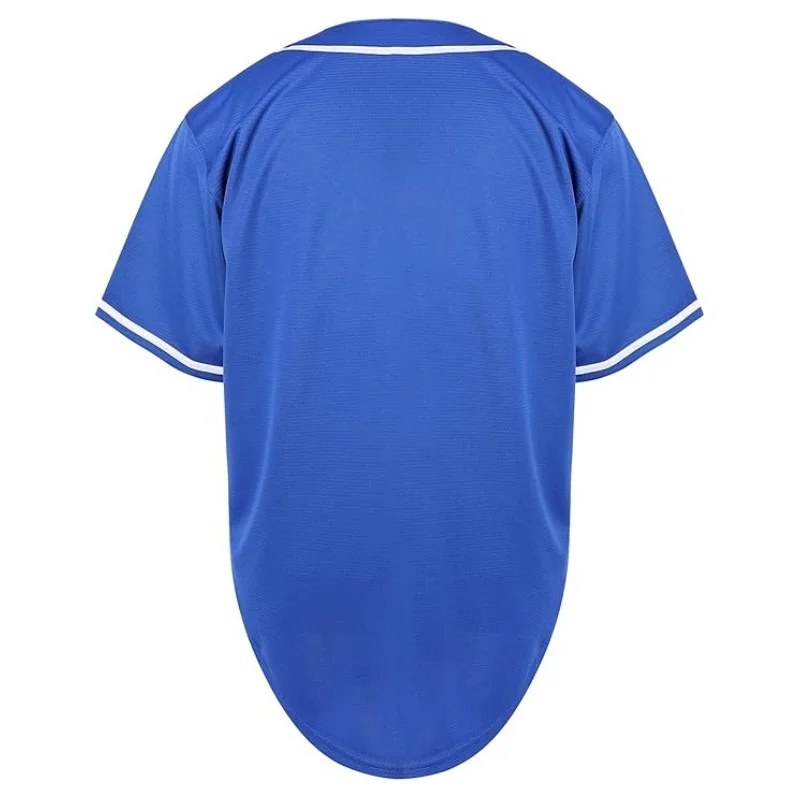Baseball T-shirt Mens Sportswear Hip Hop Loose Tops Blank Shirt Short Sleeve Sports Baseball Jersey