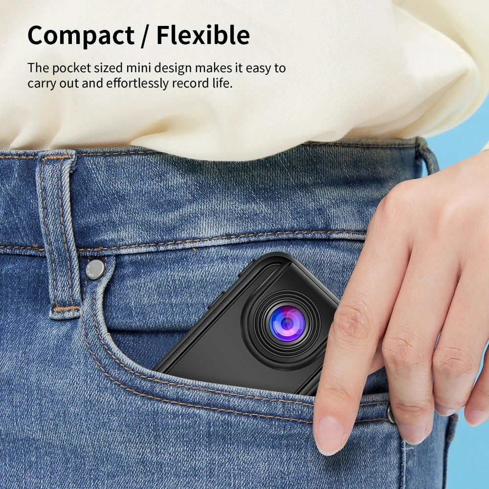 Action caméra ultra compacte portable pour moto et vélo vlogging_voghion.com