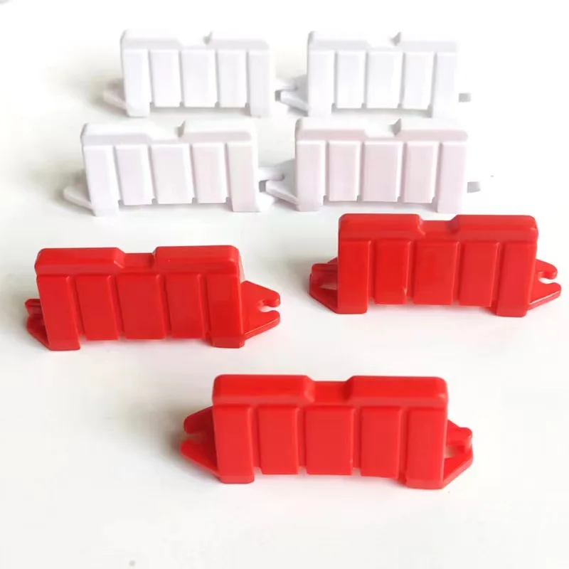 Lot de 50 barrières de route RC - Accessoires piste course obstacles