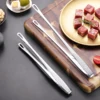 WORTHBUY 304 Stainless Steel Food Tongs Long Handle Non-Slip Barbecue Tongs Steak Tongs Kitchen Gadgets Accessories Cooking Tool 5
