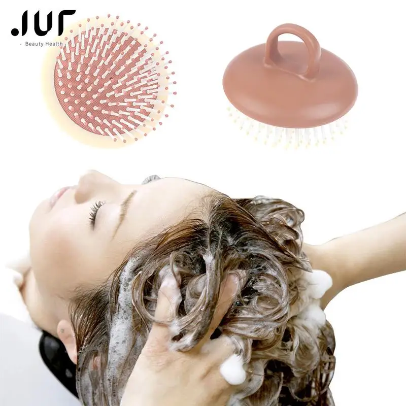 

1pc Comb Handheld Scalp Shampoo Massage Brush Washing Comb Shower Head Hair Mini Head Meridian Massage Wide Tooth