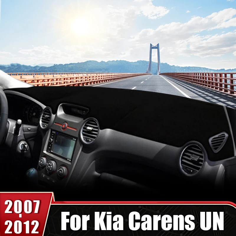 

For Kia Carens UN 2007 2008 2009 2010 2011 2012 Car Dashboard Cover Avoid Light Mats Anti-UV Case Instrument Carpets Accessories