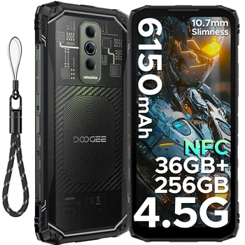 DOOGEE Blade10 Telefono robusto Ultra Energy Gemini AI 10.7mm Batteria ultrasottile 6150mAh Android 15 Widevine L1 Smartphone NFC