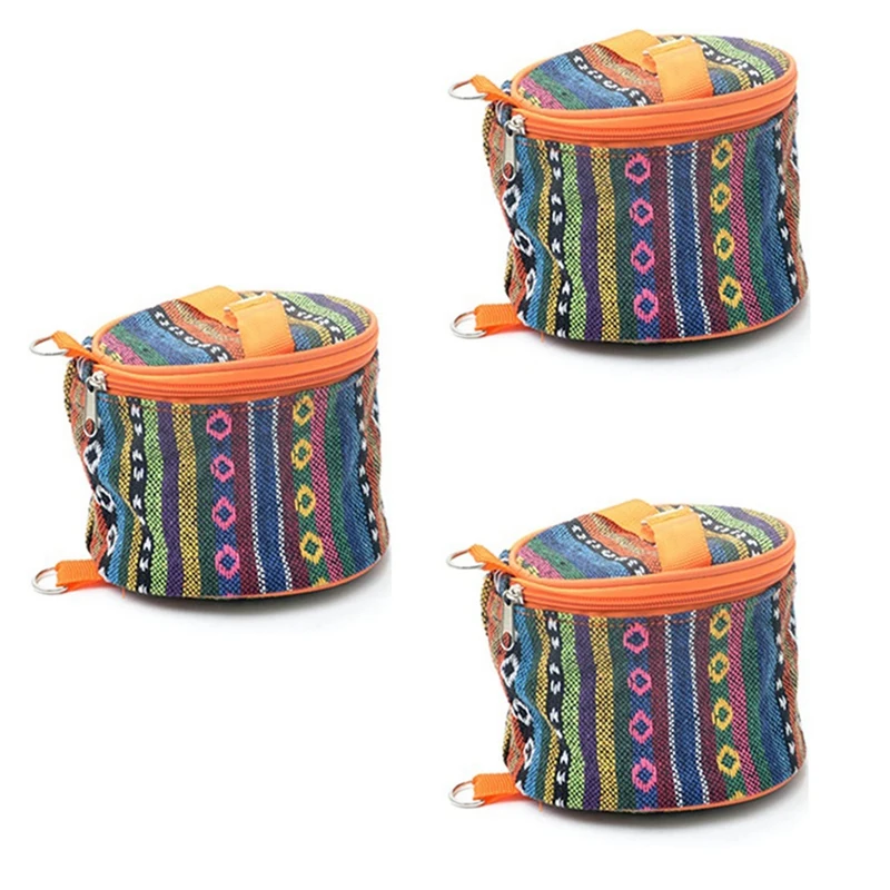 

Outdoor Camping Ethnic Style Folding Toilet Paper Box, Portable Travel Tissue Storage Bag, Sturdy