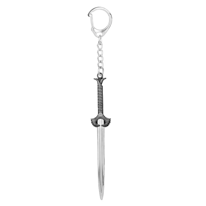 Movie accessories, female hero weapon model, killer sword weapon model keychain alloy pendant, birthday gift