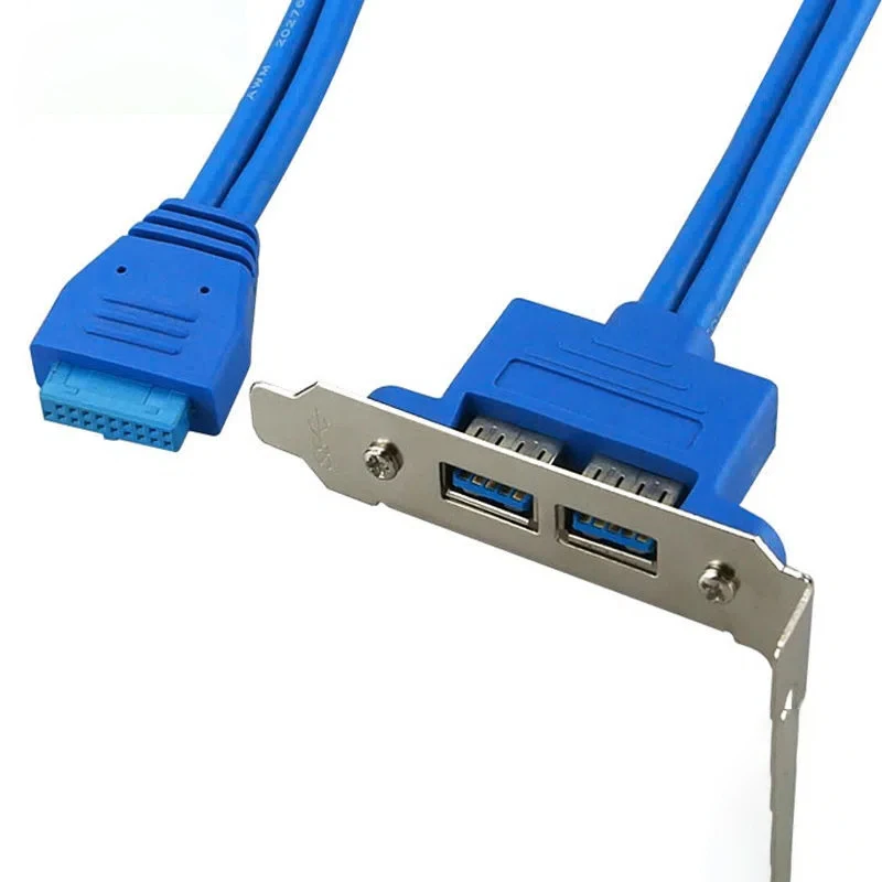 Prolunga Usb C MZHOU Pannello Frontale USB, Hub USB 3.0 19PIN 8 Porte Estensione Unità Ottica Adattatore Case Micro Atx - Foto 5