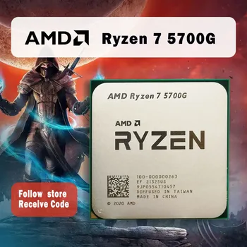 NEW AMD Ryzen 7 5700G R7 5700G  CPU Processor 3.8GHz 8 Core 16 Thread 65W L3=16M 100-000000263 Socket AM4 1