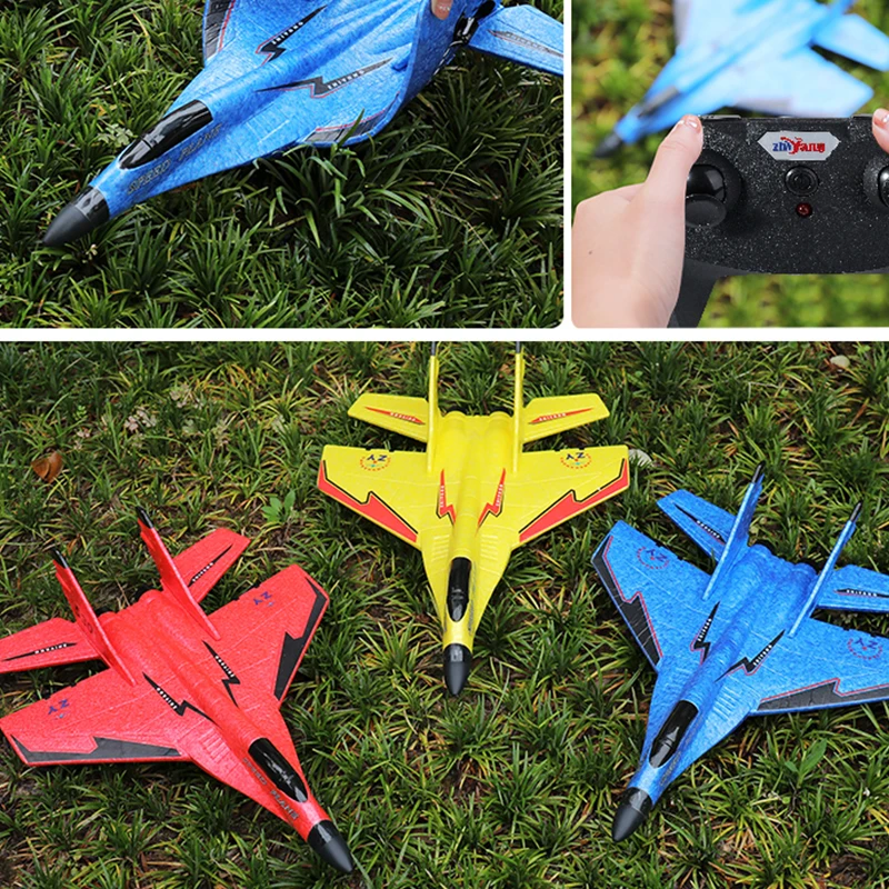 Foam Aircraft Foam Plane RC Plane RC Glider MiG-530 RC Plane EPP Foam Aircraft Radio Control 2.4G Remote Control Fighter Glider Toys for Children