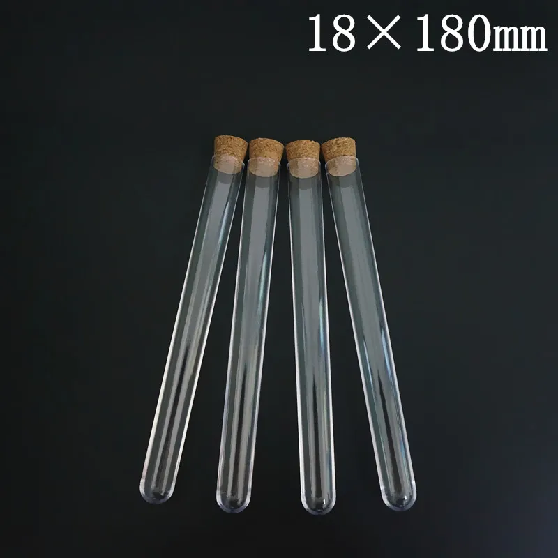 Plastic Test Tubes Length 60mm To 180mm Transparent Plastic Test Tubes