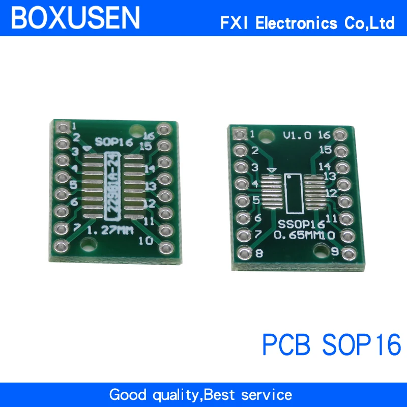 10PCS TSSOP16 SSOP16 SOP16 SMD to DIP16 IC Adapter Converter Socket Board Module Adapters Plate 0.65mm 1.27mm Integrate |