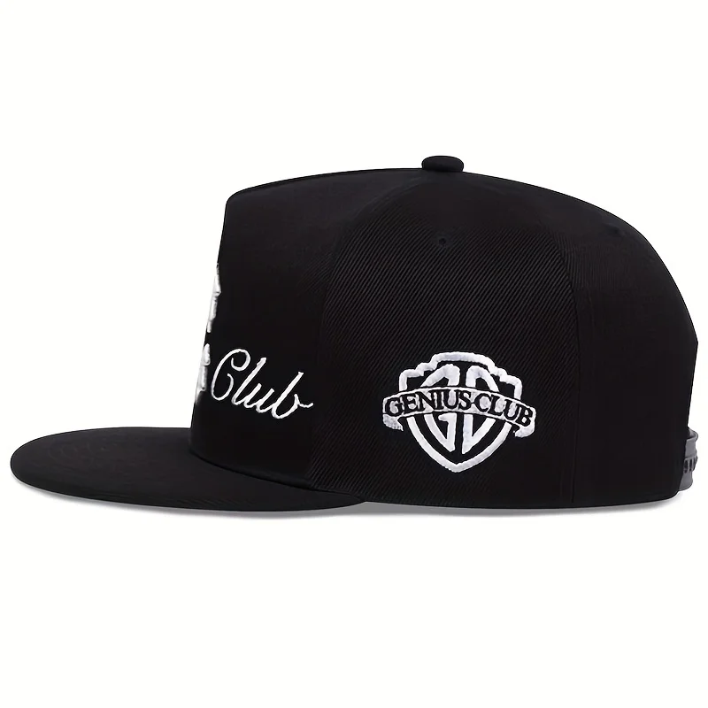 Genius C Club Hip Hop Snapback Hat Outdoor Adjustable Streetwear Cap