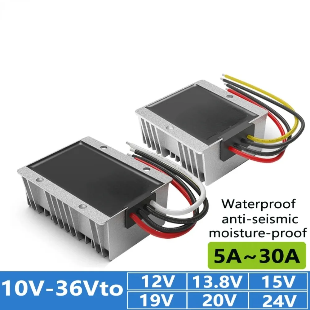 Módulo Regulador de Tensão do Carro dc para dc Buck-boost Fonte de Alimentação 1036v a 12v 13.8v 15v 19v 20v 24v 5a-30a