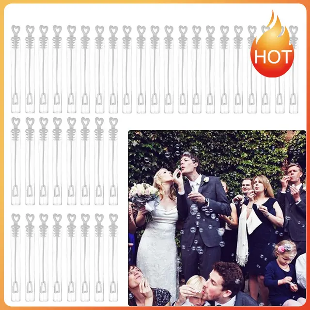 48pcs/set Empty Bubble Soap Bottles Wedding Birthday Festival Party Decoration Kids Outdoor Bubble Toys 1