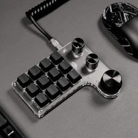 Programmable DIY Mechanical Keyboard RGB 12 Keys 3 Knob Custom Macro Keypad Bluetooth/USB Hotswap Keyboard for Macbook Laptop PC 1
