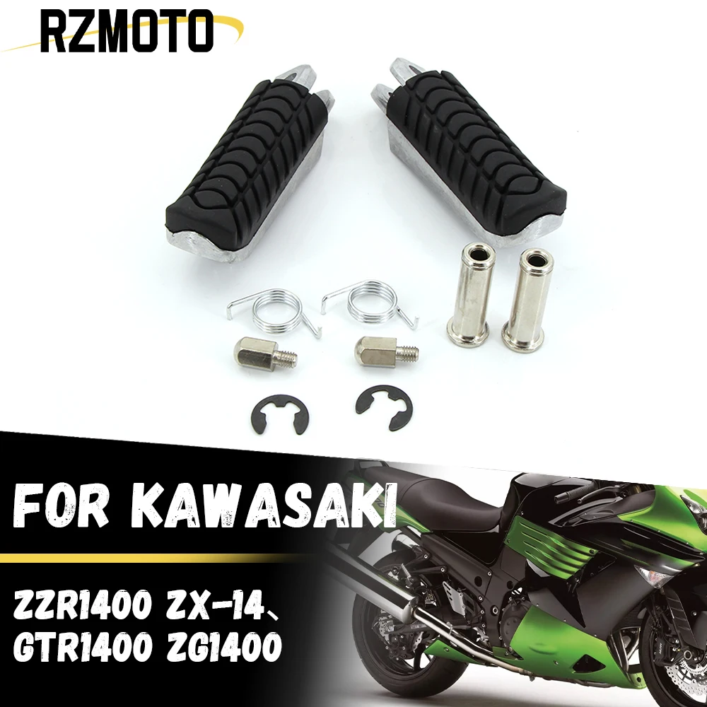 

Передние подставки для мотоцикла, подставка для ног, педаль для KAWASAKI ZZR1400 ZX-14 2006-2012 GTR1400 ZG1400 2006-2015