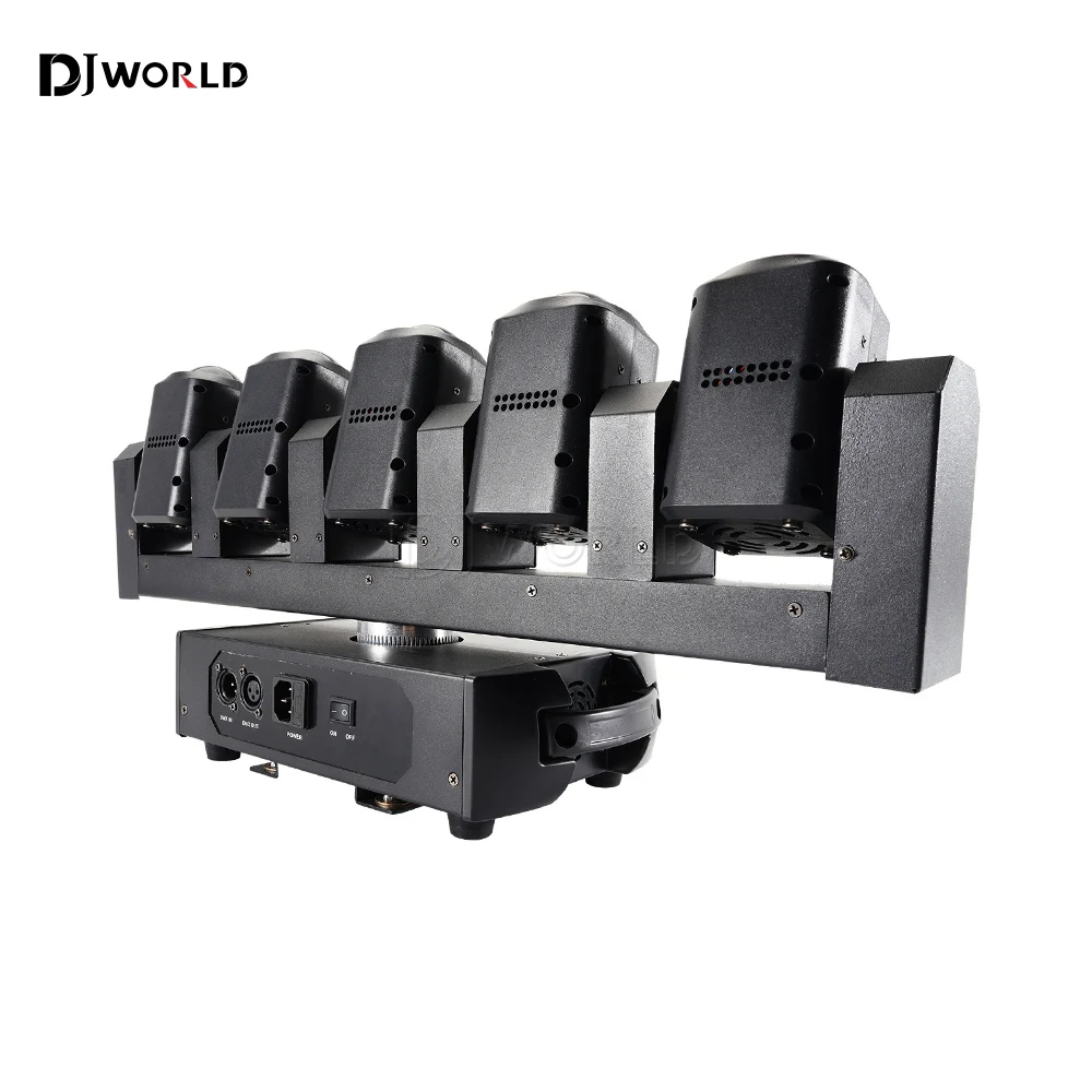 可動ヘッド付きのムービングヘッドライト、無限に回転、LED