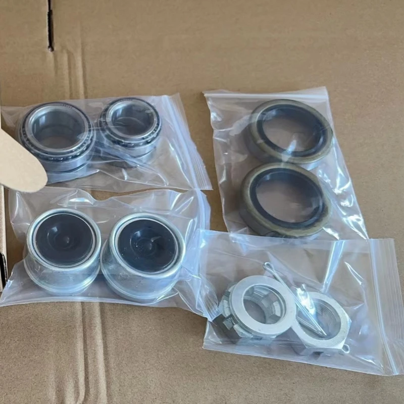 Wheel Hub Oil Seal Bearing Set Trailer Bearing Kits Axles Dust Cap Wheel Hub Hub Grease Seal for L68149 L68111