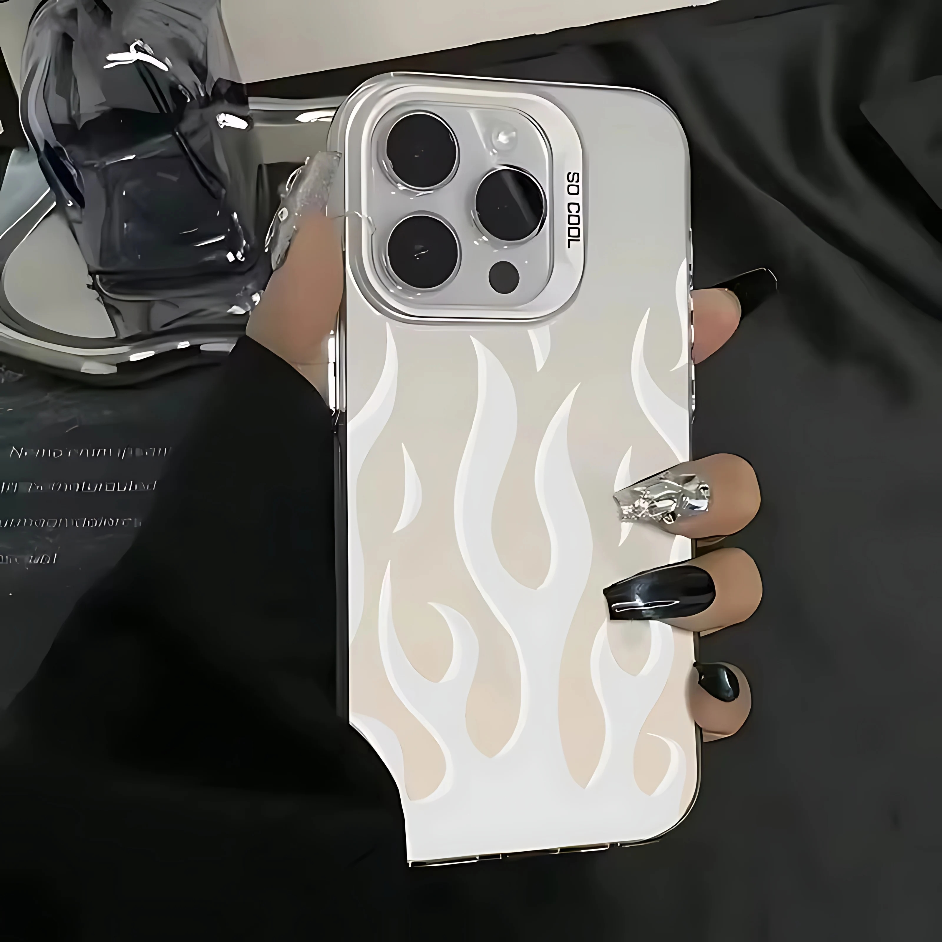 Creative Fashion Flame Fire Phone Case - Stylish Protective Cover
