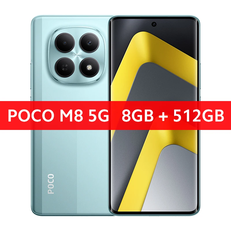 POCO M8 5G Global Version Smartphone 256GB 512GB Snapdragon® 6 Gen