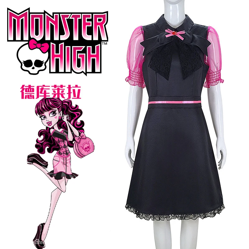 IN STOCK Draculaura Ula Cosplay Anime Monster High Cosplay【S-3XL】DokiDoki-R  Cute Draculaura Cosplay Costume Plus Size Halloween