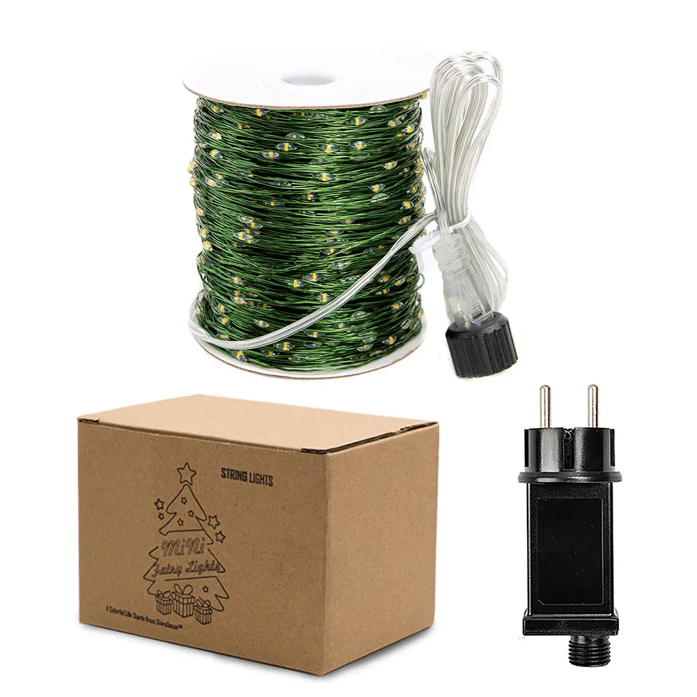 Enchanting 1200 LED Outdoor Christmas Fairy Lights - Festive Holiday & Wedding Decor