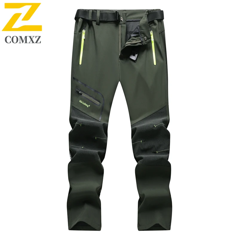 EiAO Windbreaker pants Men's Stretch Quick-Dry Summer Ice Silk Hiking Fishing Waterproof Windproof Solid color Outdoor Pants2025