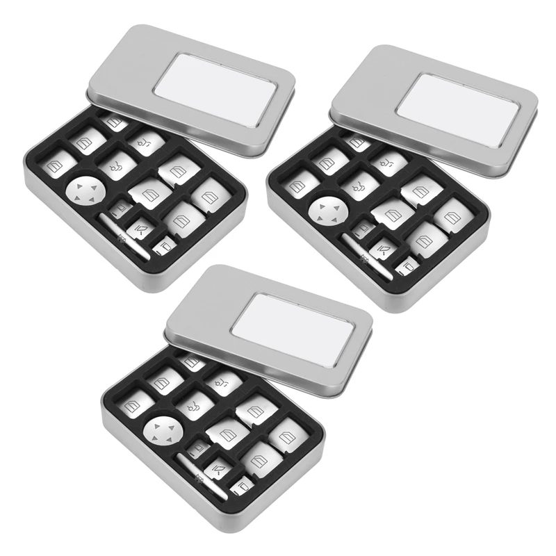 42X наклейка для кнопки подъема автомобильного стекла Mercedes Benz B C E Gla Cla Glk Gl Ml Gle Class |