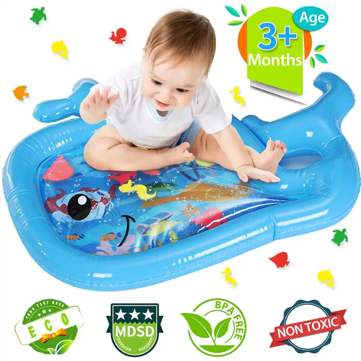 Children's Mat Baby Water Mat Inflatable Toys Kids Thicken PVC Playmat Toddler Activity Play Center Summer Toys for Babies