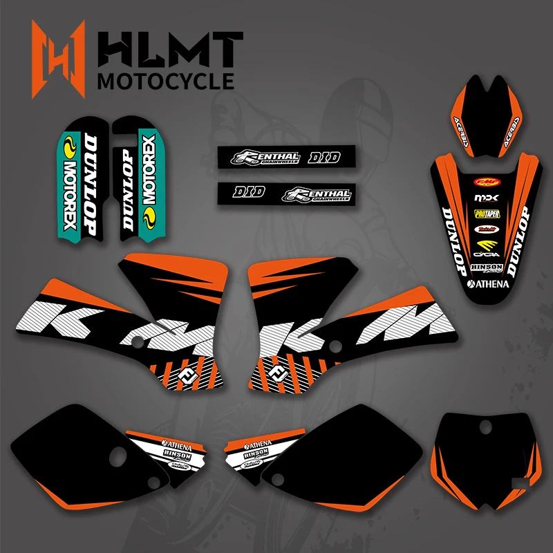 HLMT Motorcycle Team Graphic & Backgrounds Decal Stiker Kits for KTM SX65 SX 65 2002 2003 2004 2005 2006 2007 2008 remtekey car key 4 button 434mhz for bmw 7 series lx8766s cas1 2002 2003 2004 2005 2006 2007 2008