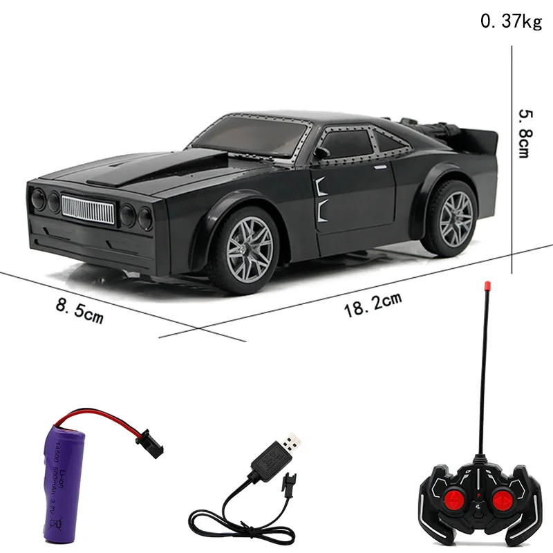 4WD New Remote Control Car Drift Car Simulation Sports Car Hellcat Batman Tank Model Car Children's Boy Car Toy Birthday Gift 2