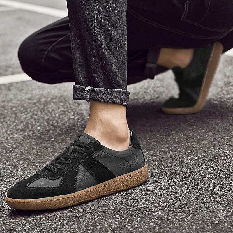 High Quality Genuine Leather Outdoor Sneakers Male Comfortable Flats Fitting Casual Shoes Comfortable Soft Bottom Oxford Shoes 4