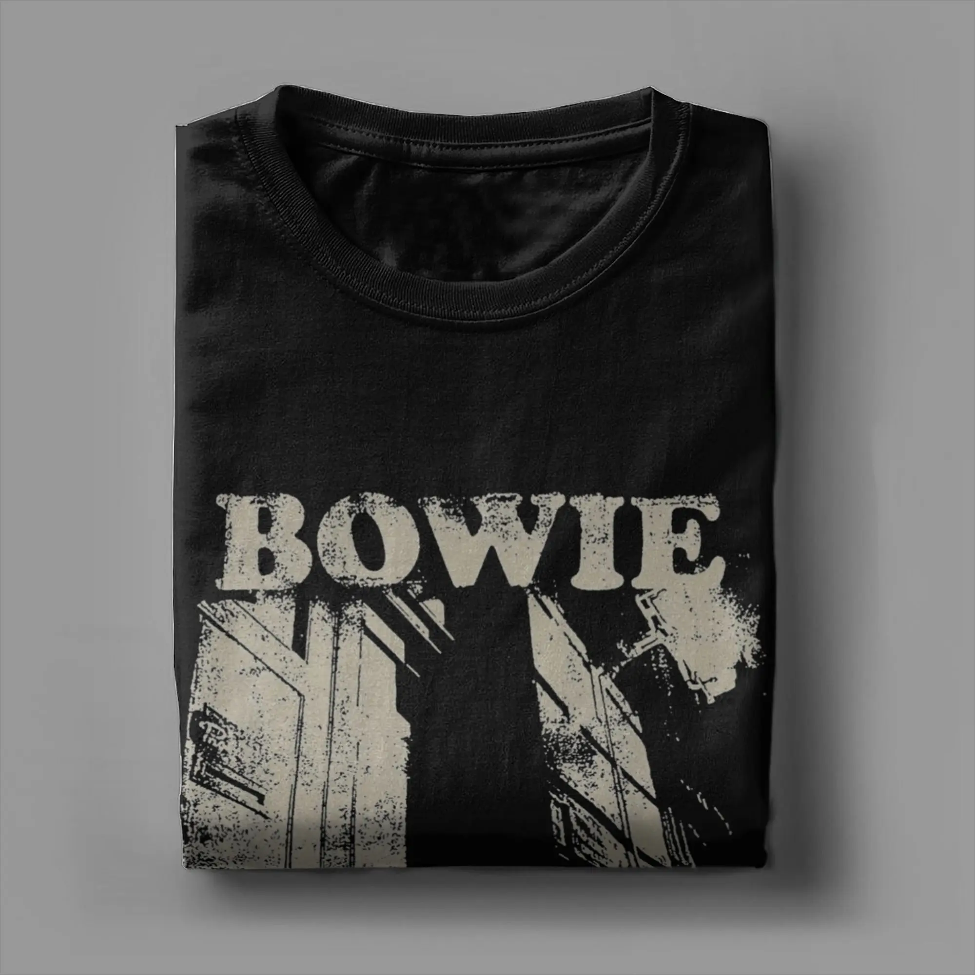 تي شيرت مطبوع من المكدس ديفيدز بويز موسيقى الروك ا...