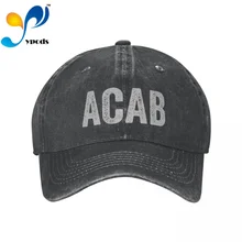

New Brand Anime ACAB Anti Cop Stop Police Brutality Protest Statement Garden Cartoon Snapback Cotton Baseball Cap Women Hat