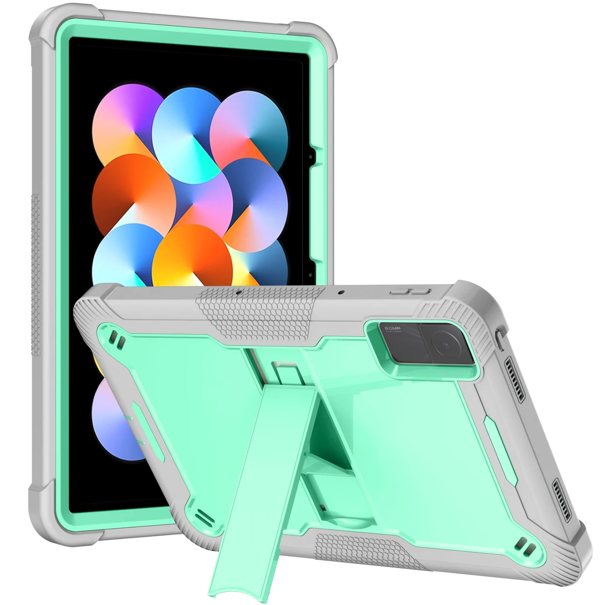 Durable Armor Case with Kickstand & 3-Layer Protection