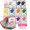 Kids Montessori Learning English Words Card Pocket Flash Cards Early Educational Toys For Children Classroom Supplies Gift 3