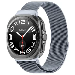 Stainless Steel Milanese Loop Magnetic Bracelet for Galaxy 7 Ultra 47mm (06 Space gray)
