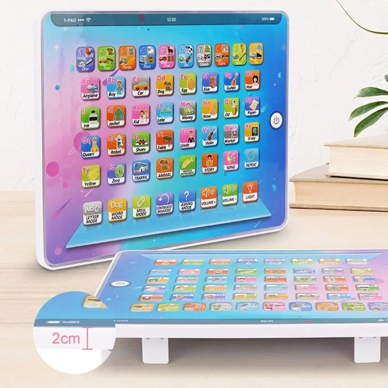Kids Learning Machine Toys English Point Reading Machine Luminous Early Educational Cognition Montessori Children's Toys Gift 6